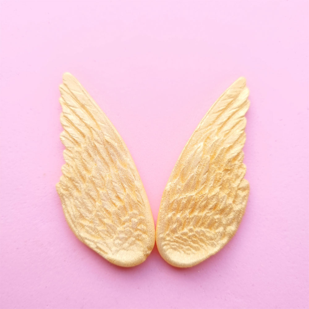Aneta Dolce Zuckerdekoration Flügel Gold