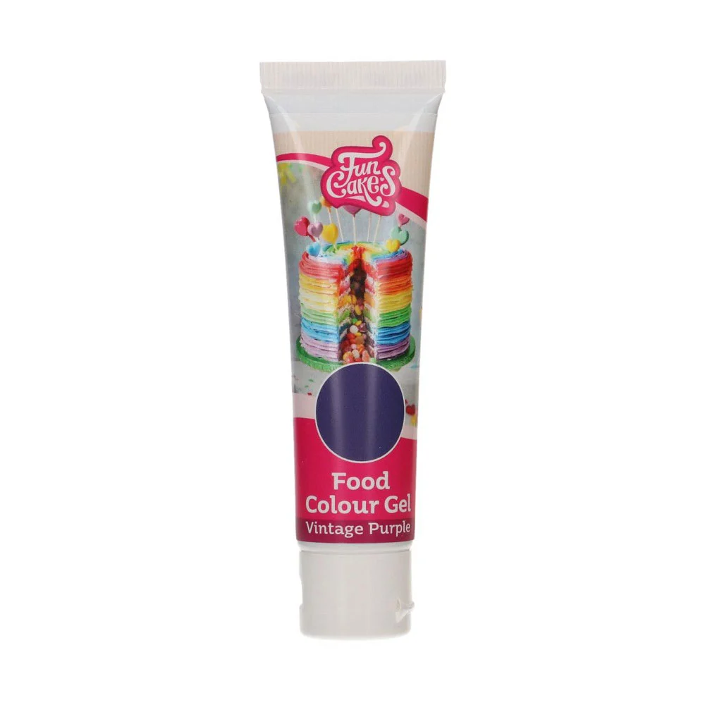 Funcakes Lebensmittelfarbe Gel - Vintage Purple 30g