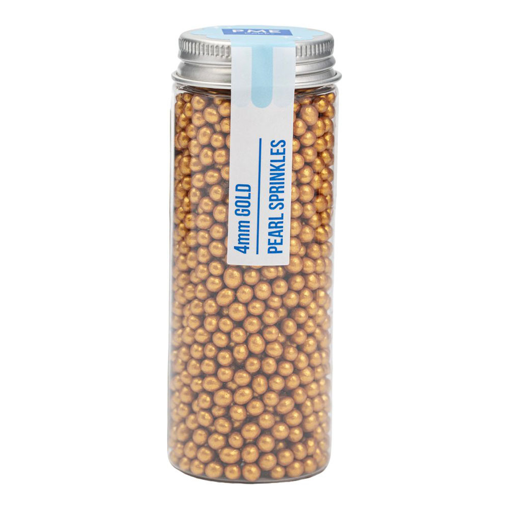 PME Zuckerperlen gold 4 mm 74 g