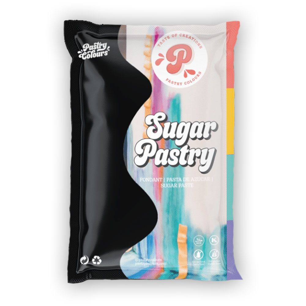  Sugarpastry Fondant - Schwarz 1kg