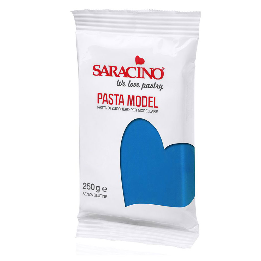 Saracino Modellierpaste 250g  Blau