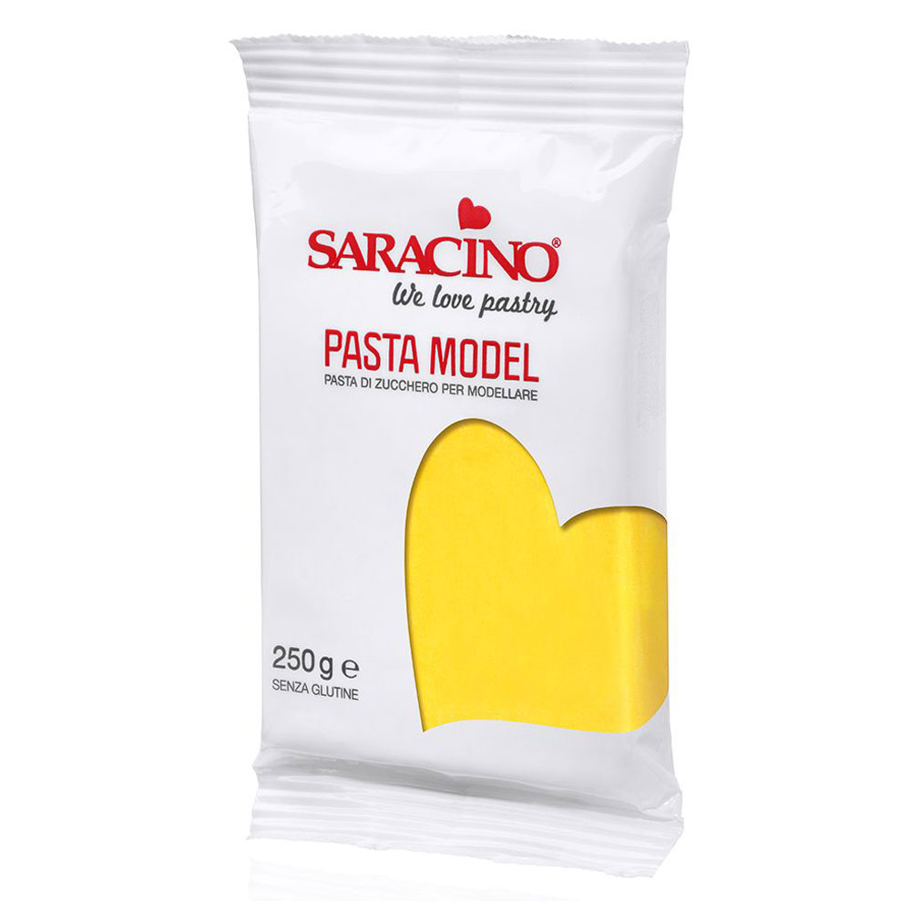 Saracino Modellierpaste 250g  Gelb