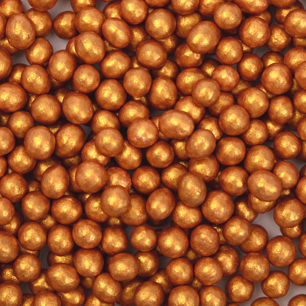 PME Zuckerperlen gold 6 mm 60 g 