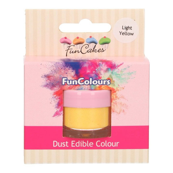 Funcakes Edible FunColours Dust - Light Yellow