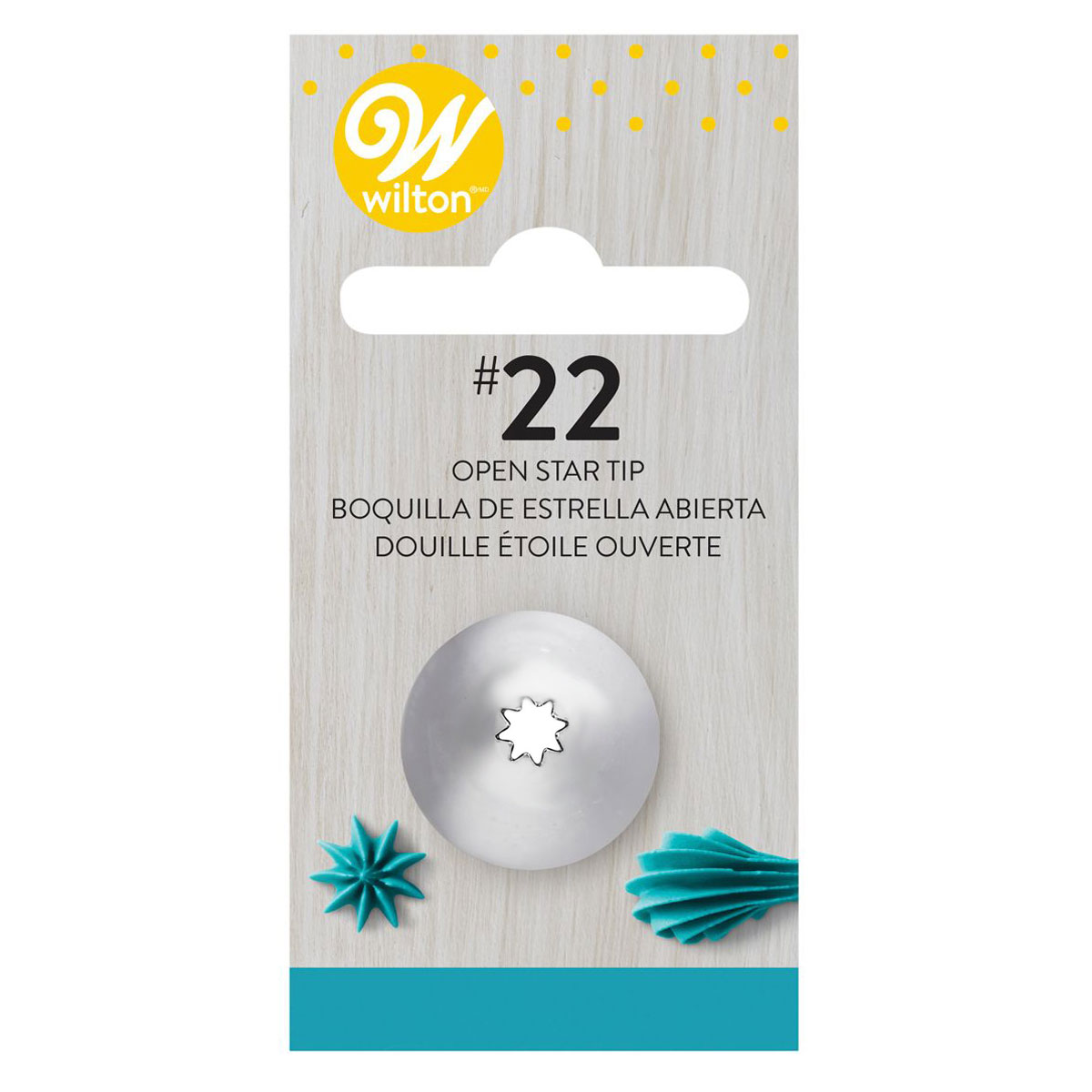 Wilton Sterntülle - Decorating Tip #22 open Star