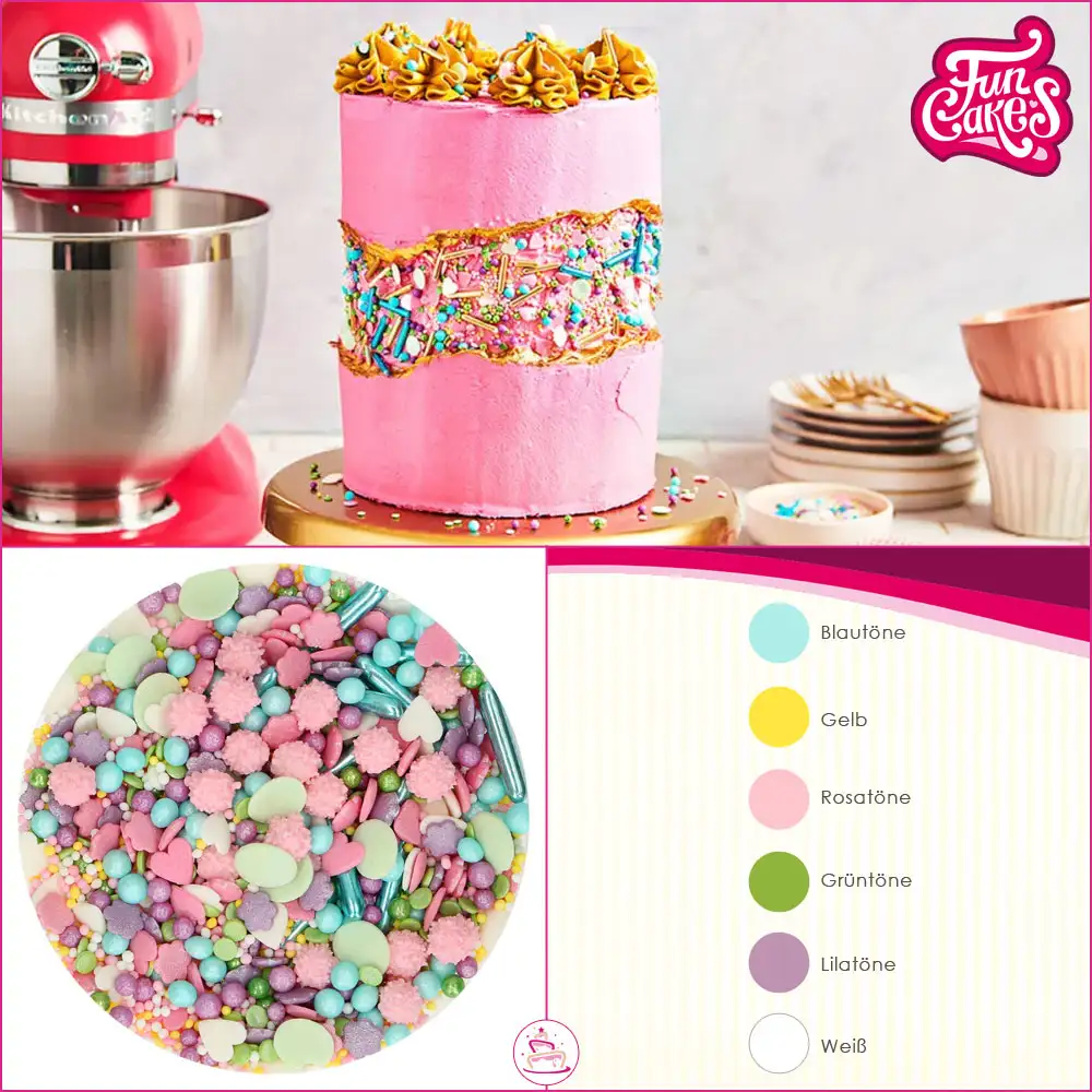 Funcakes Sprinkles Medley - Pretty Sweet 65g