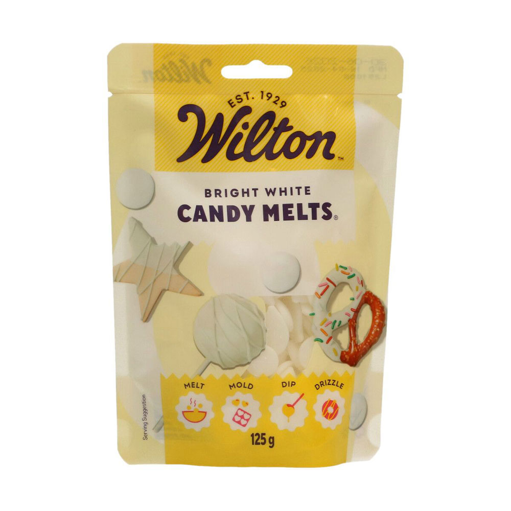 Wilton Candy Melts - Schmelzdrops strahlend Weiß 125g