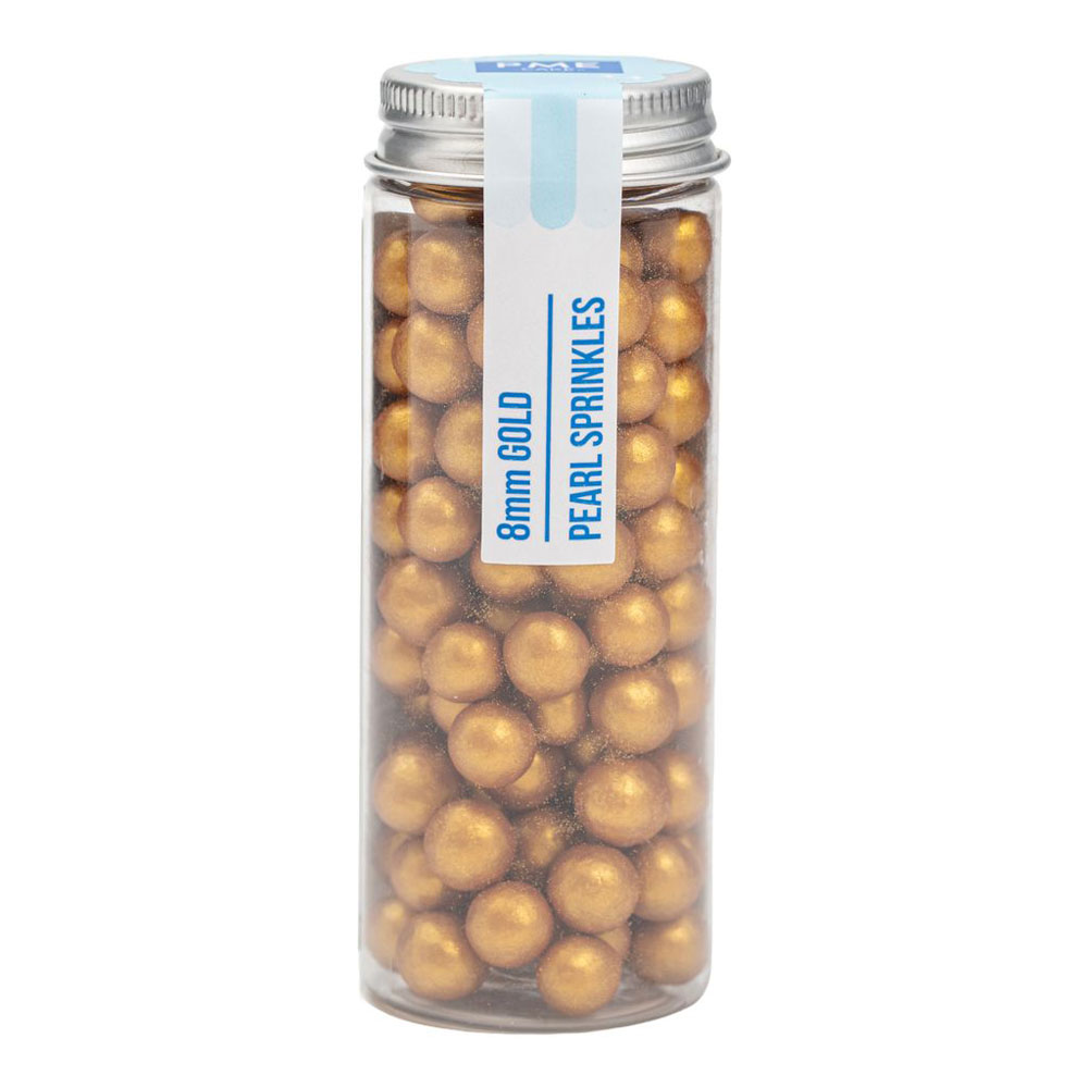 PME Zuckerperlen gold 8 mm 40 g