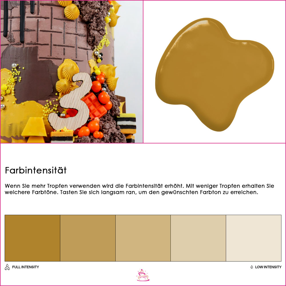 Colour Mill fettlösliche Lebensmittelfarbe - Mustard 20ml