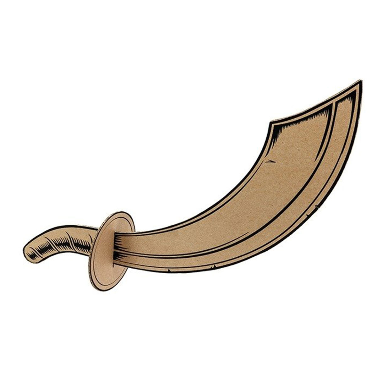 Partydeco Piratensäbel aus Pappe