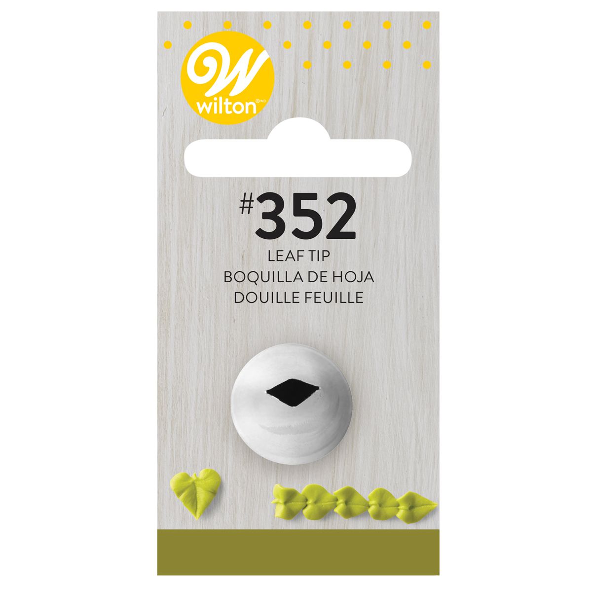 Wilton Decorating Tip #352 Leaf - Blatttülle