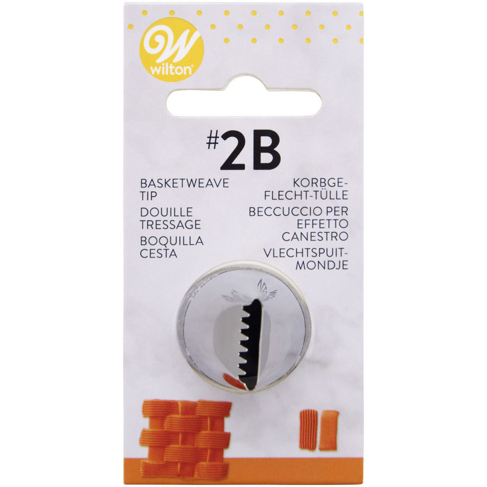 Wilton Decorating Tip  #2B Basketweave- Korbgeflecht groß
