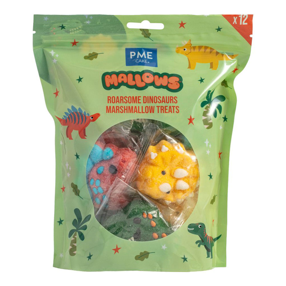 Mallows Marshmallow Dinosaurier 12er Pack