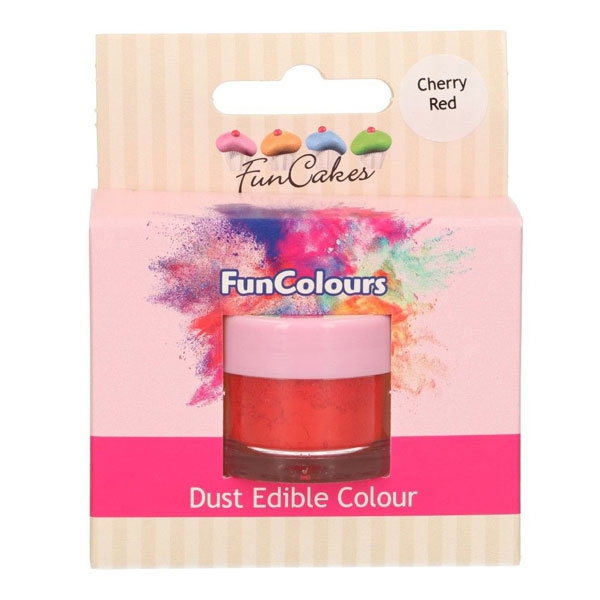 Funcakes Edible FunColours Dust - Cherry Red