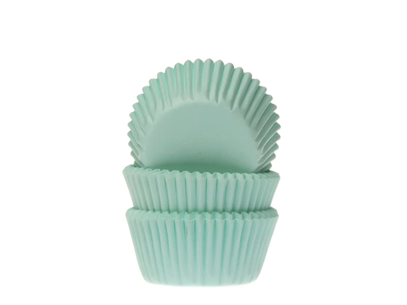 House of Marie Baking Cups - Mint 50 Stück