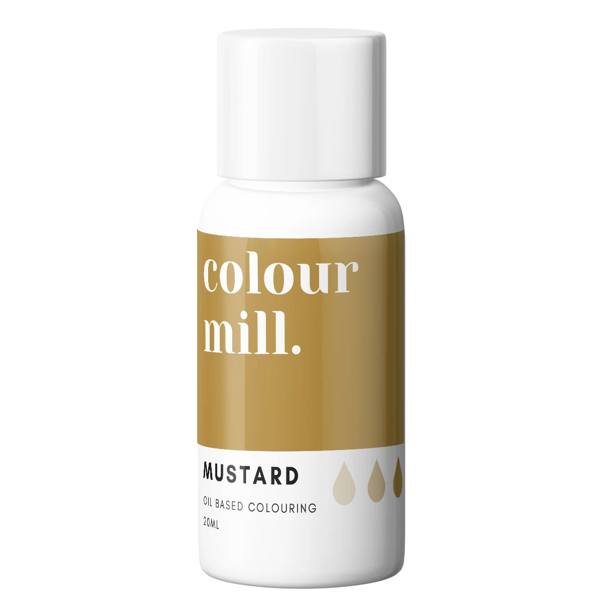 Colour Mill fettlösliche Lebensmittelfarbe Mustard