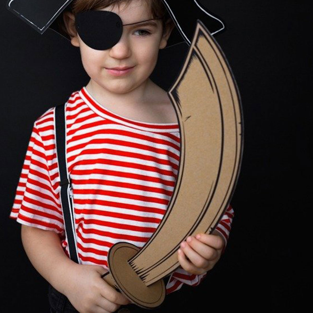 Partydeco Piratensäbel aus Pappe