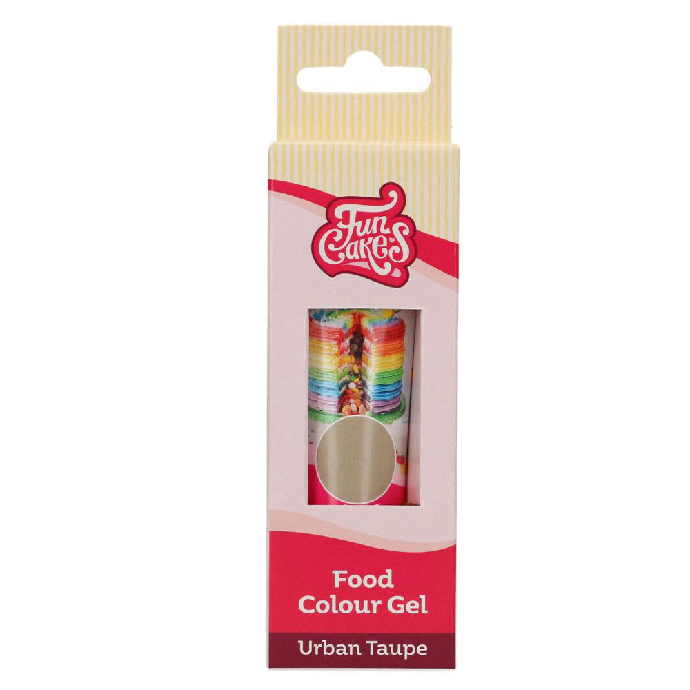 FunCakes Edible FunColours Gel - Urban Taupe
