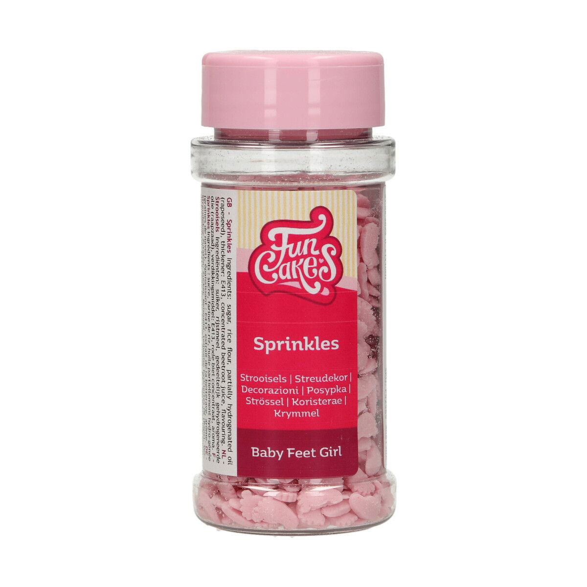 Funcakes Streudeko - Babyfüße Girl