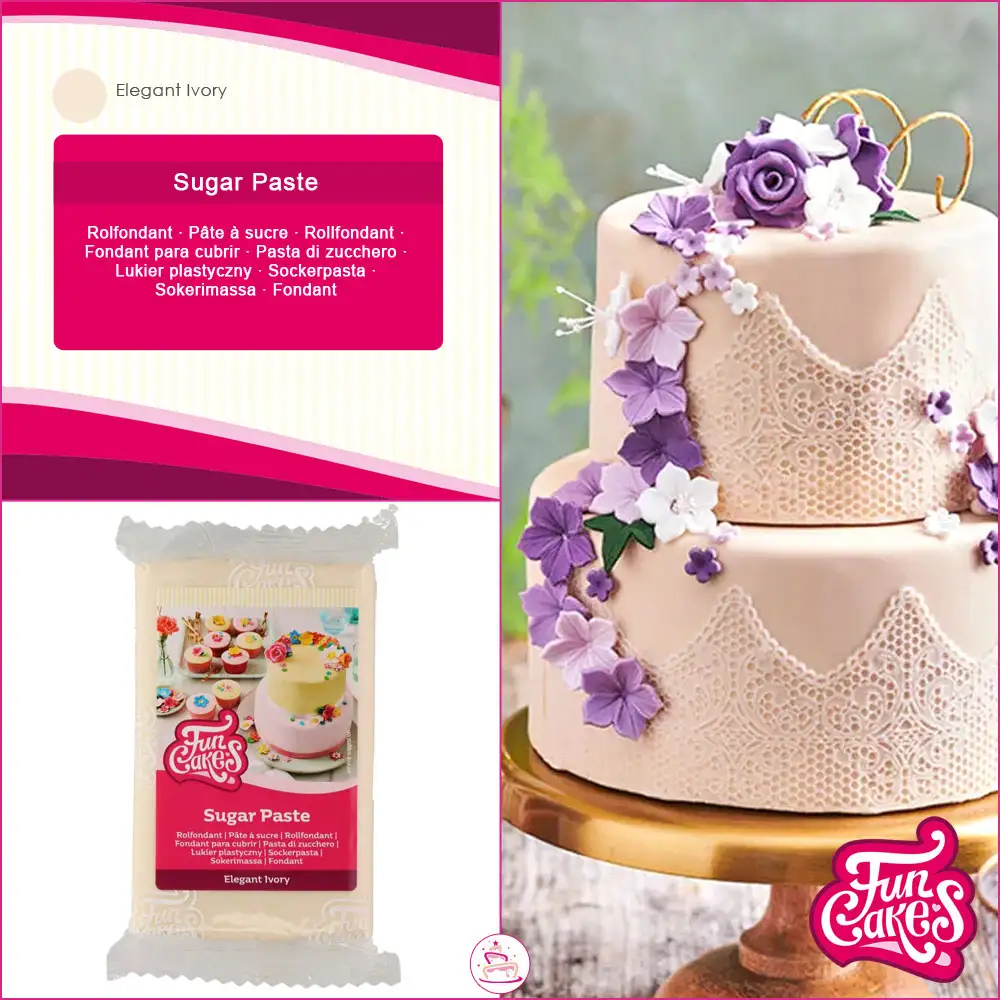Funcakes Fondant kaufen Ivory 