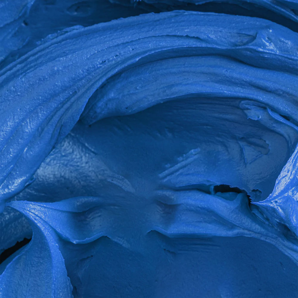gefärbte Schokolade mit Colour Mill Cobalt
