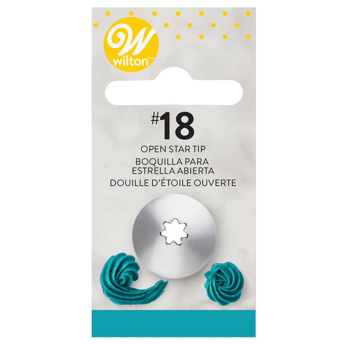 Wilton Sterntülle - Decorating Tip #18 open Star 