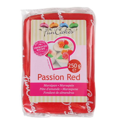 FunCakes feines Marzipan Passion Red 250 g