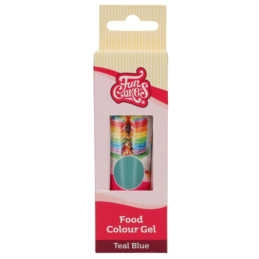 FunCakes Edible FunColours Gel - Teal Blue