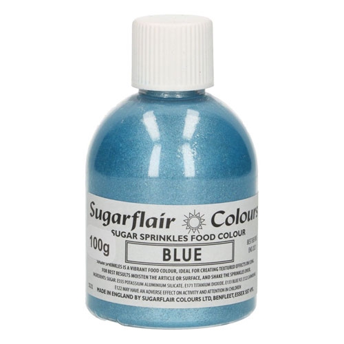 Sugarflair Sugar Sprinkles - Zuckerstreusel Blue 100g