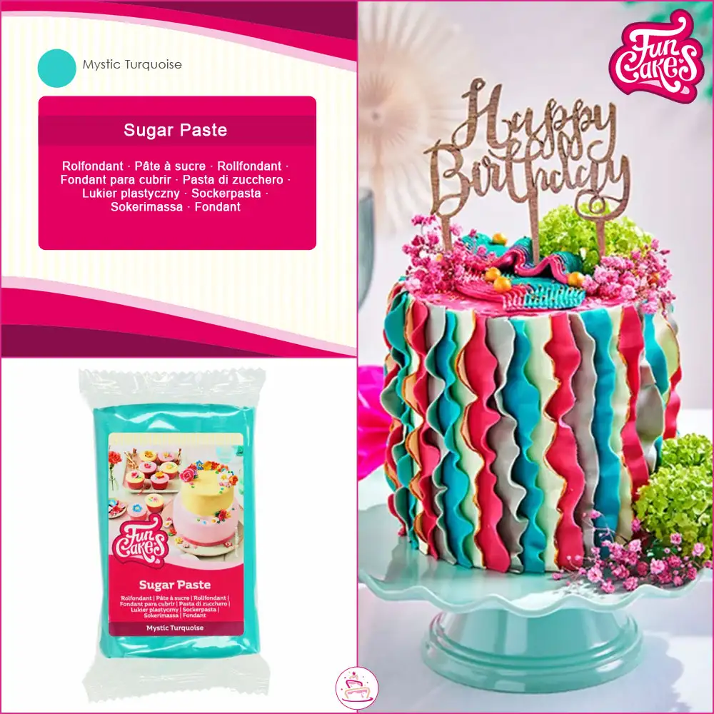 FunCakes Rollfondant Mystic Turquoise - 250g