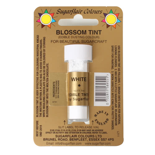 Sugarflair Puder - White