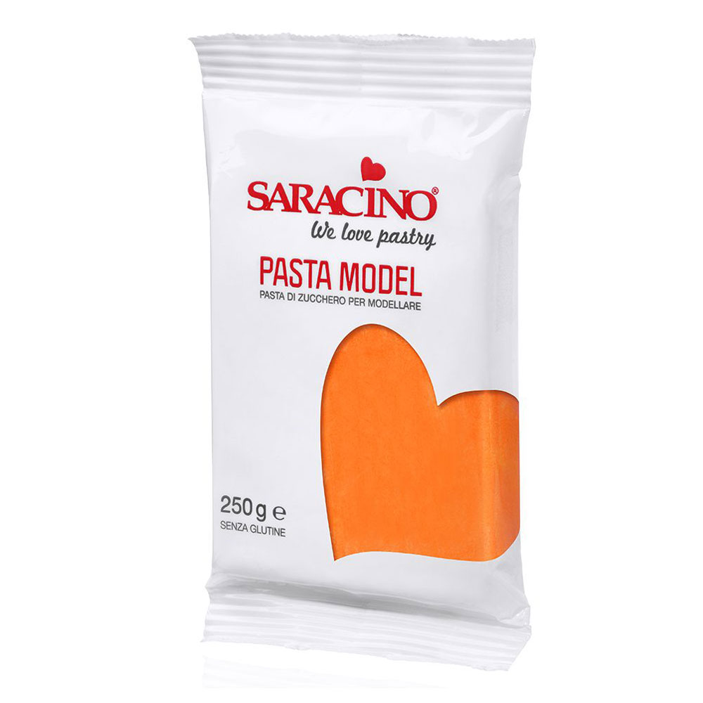 Saracino Modellierpaste 250g  Orange