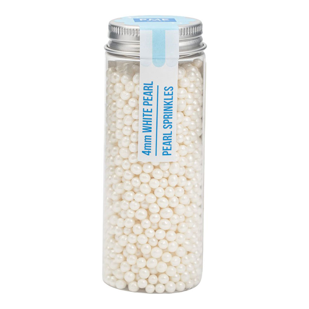 PME Zuckerperlen Perlweiß 4 mm 74 g 