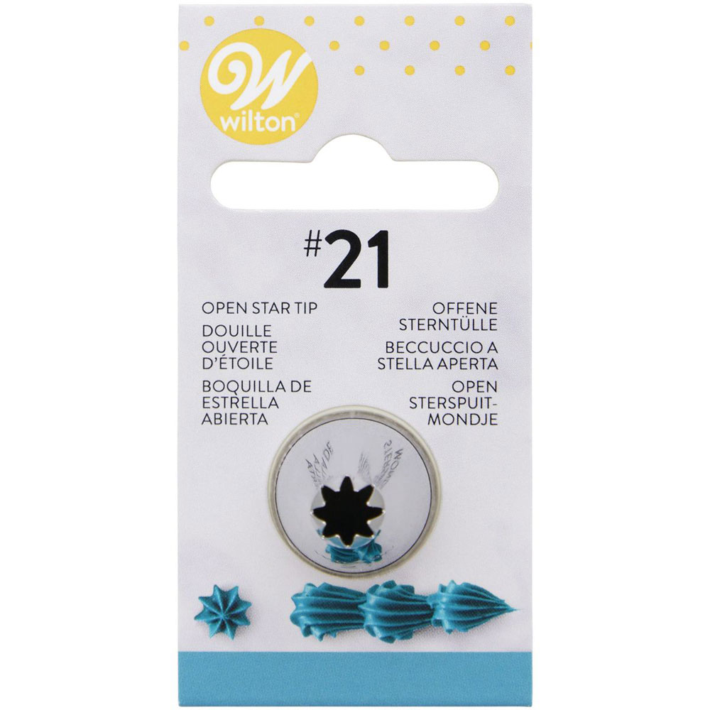 Wilton Sterntülle - Decorating Tip #21 open Star