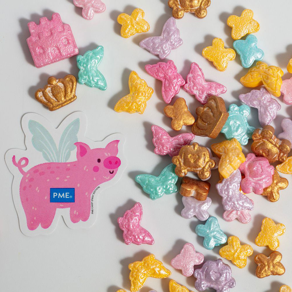 3D Sprinkle Charms von PME - Märchen & Prinzessin 25g 