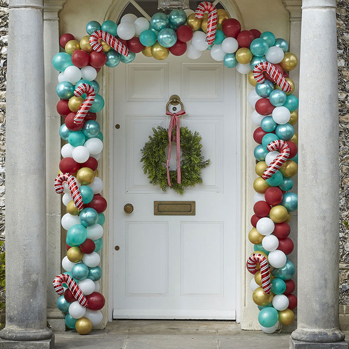 Ballonbogen-Set für die Eingangstür - Weihnachten - 240 Teile