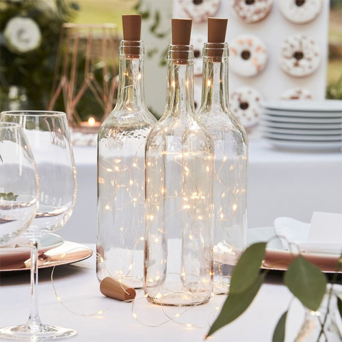 Ginger Ray LED Korkleuchten für Glasflaschen