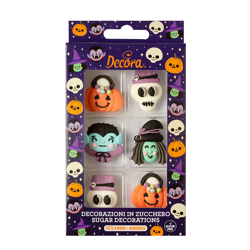 Decora Zuckerdeko Halloween - Horror 6teilig