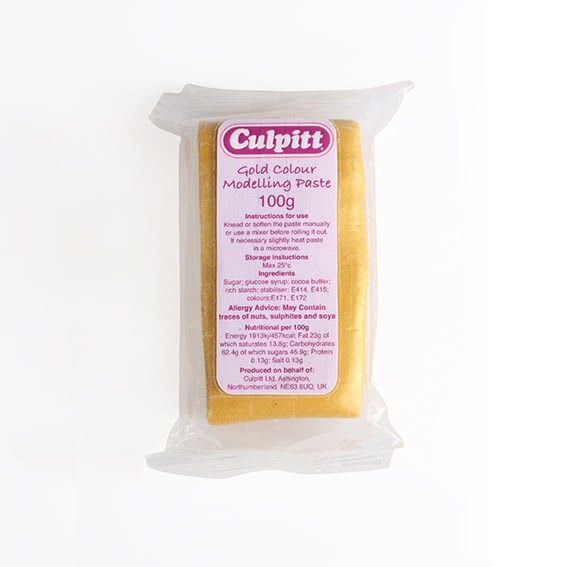 Culpitt Modellierpaste - Gold 100g