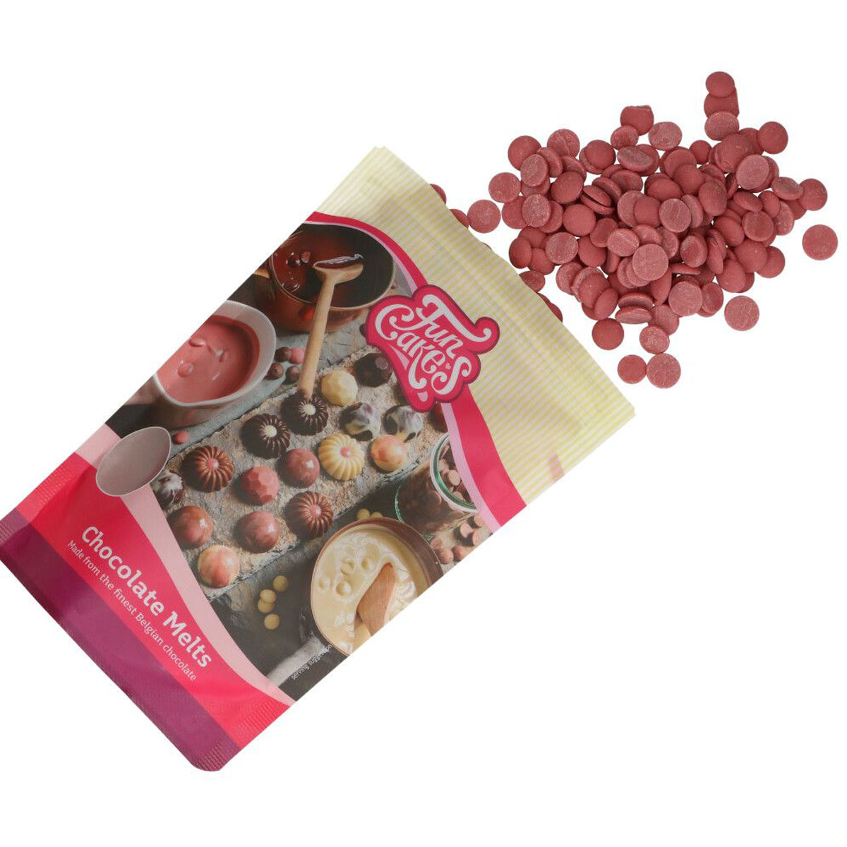 FunCakes Chocolate Melts Ruby 250 g