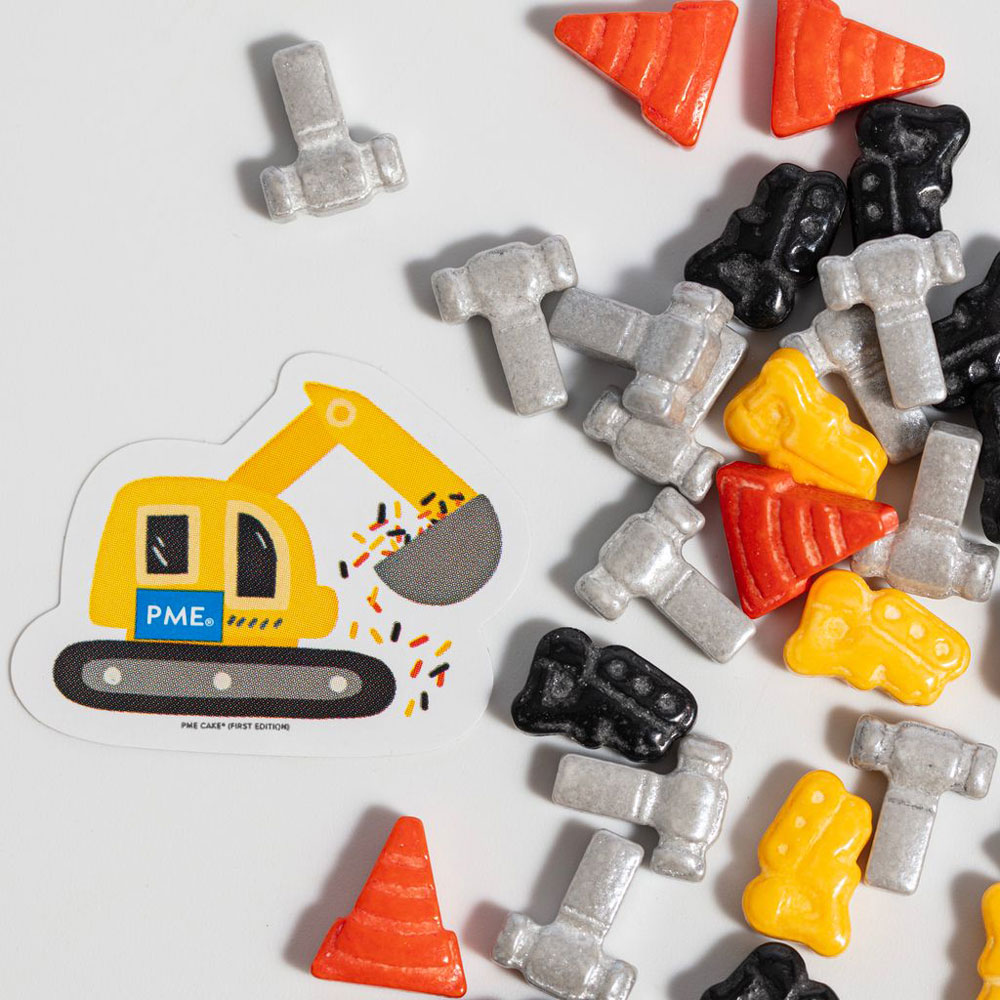 3D Sprinkle Charms von PME - Baustelle 25g