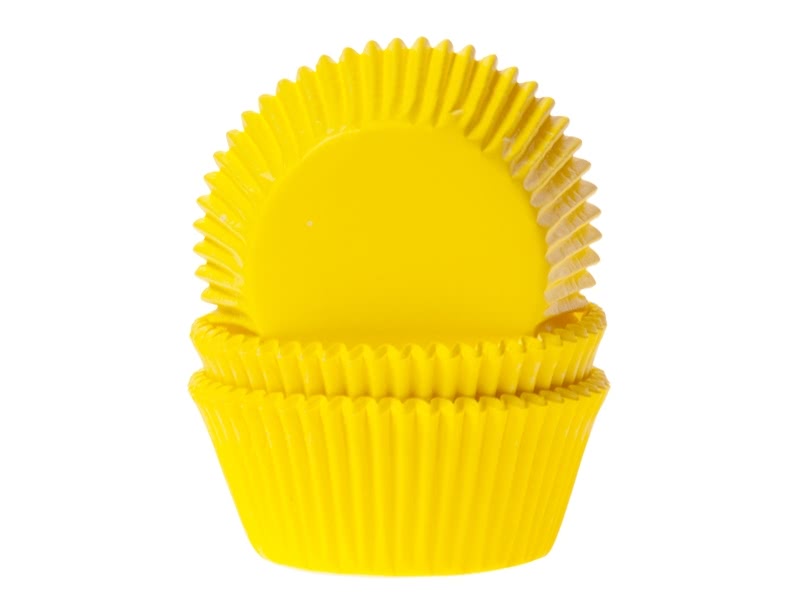 House of Marie Baking Cups - Yellow 50 Stück