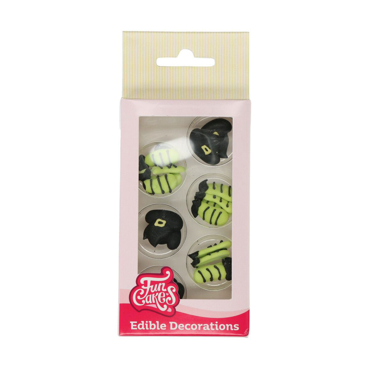 Funcakes Zuckerdekoration Hexe - Hut & Bein