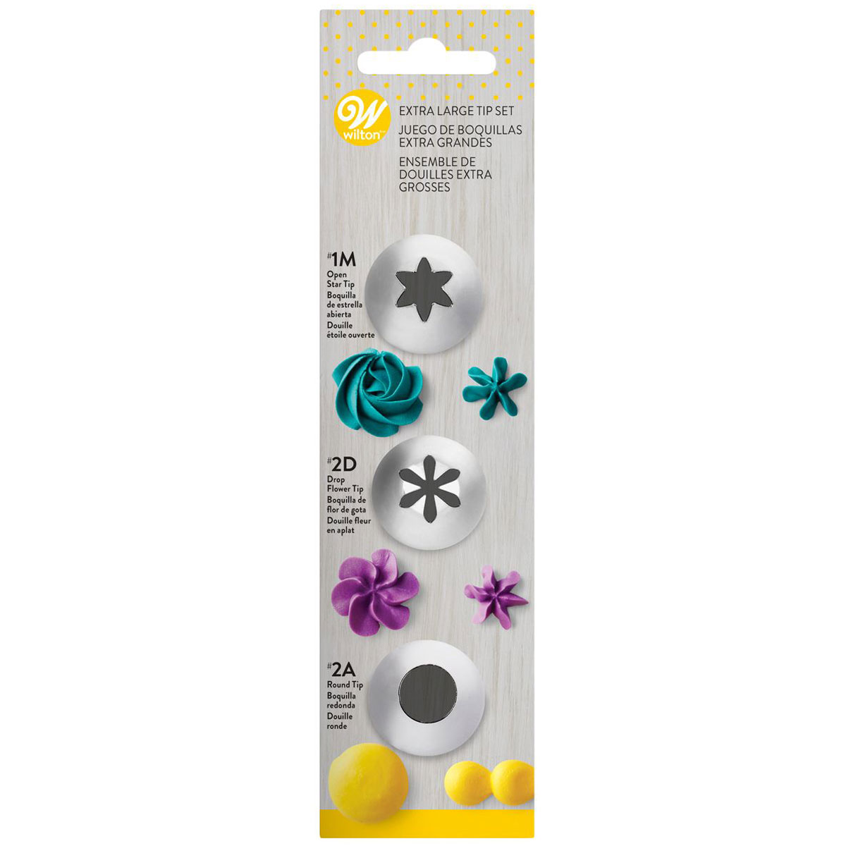 Wilton Tüllen Set - Tip Set Extra Large #1M, #2D, #2A