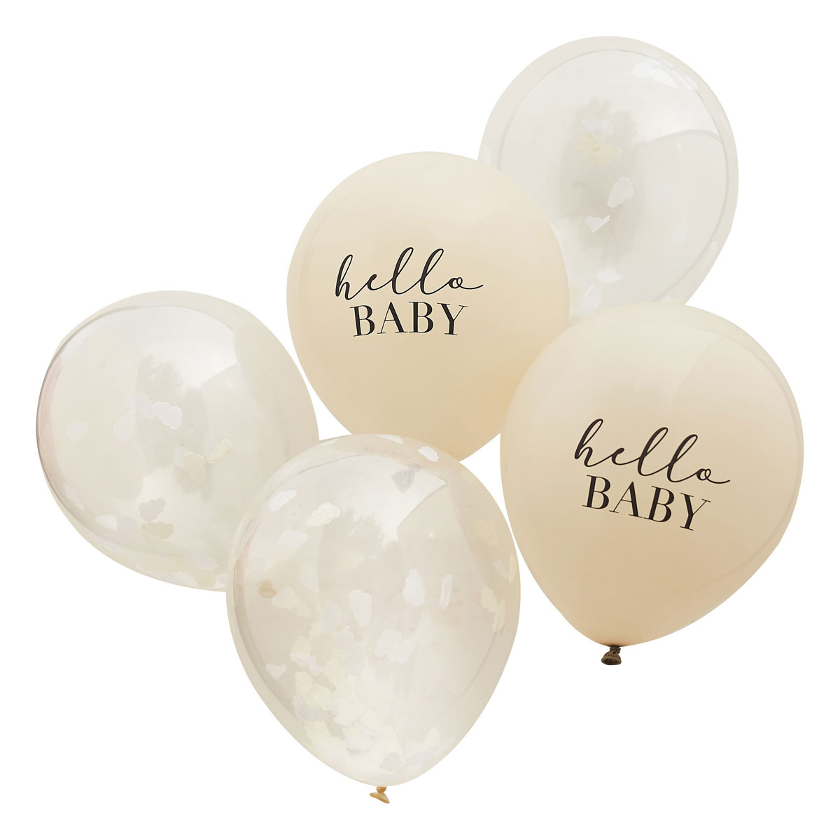 Ginger Ray Konfetti Luftballons - Hello Baby