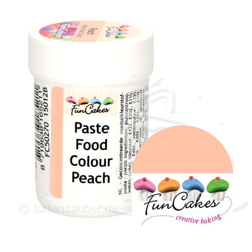 Funcakes Funcolours Pastenfarbe - Peach 30g