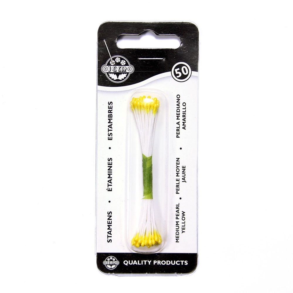 JEM Blütenpollen Medium Pearl Lemon 50 Stk