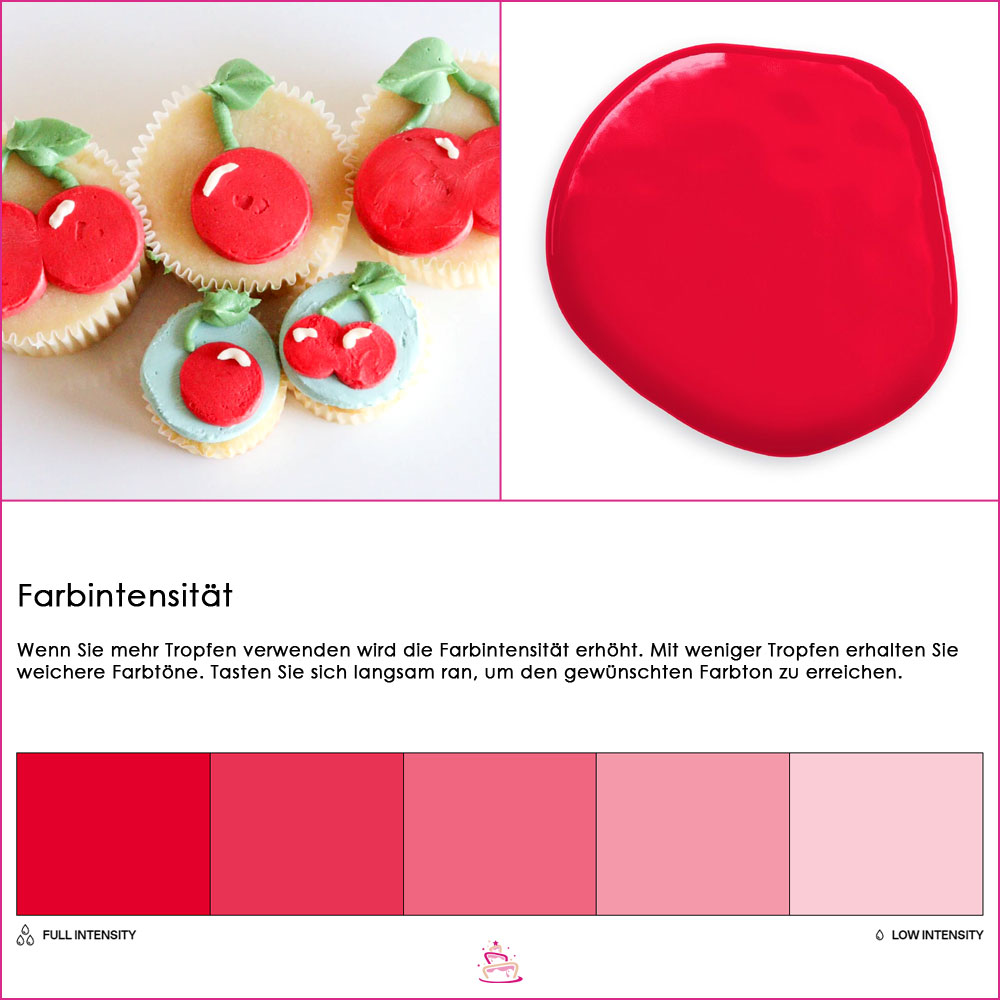Colour Mill fettlösliche Lebensmittelfarbe - Red 20ml