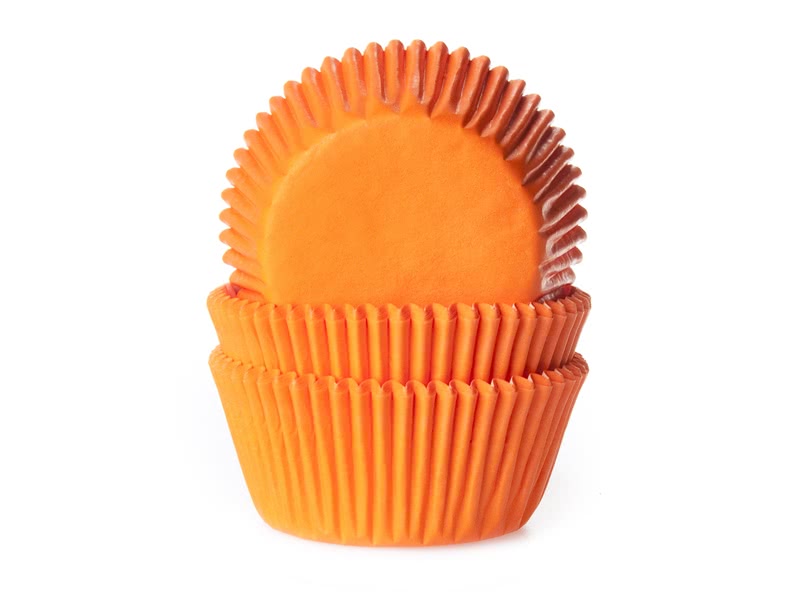 House of Marie Baking Cups - Orange 50 Stück
