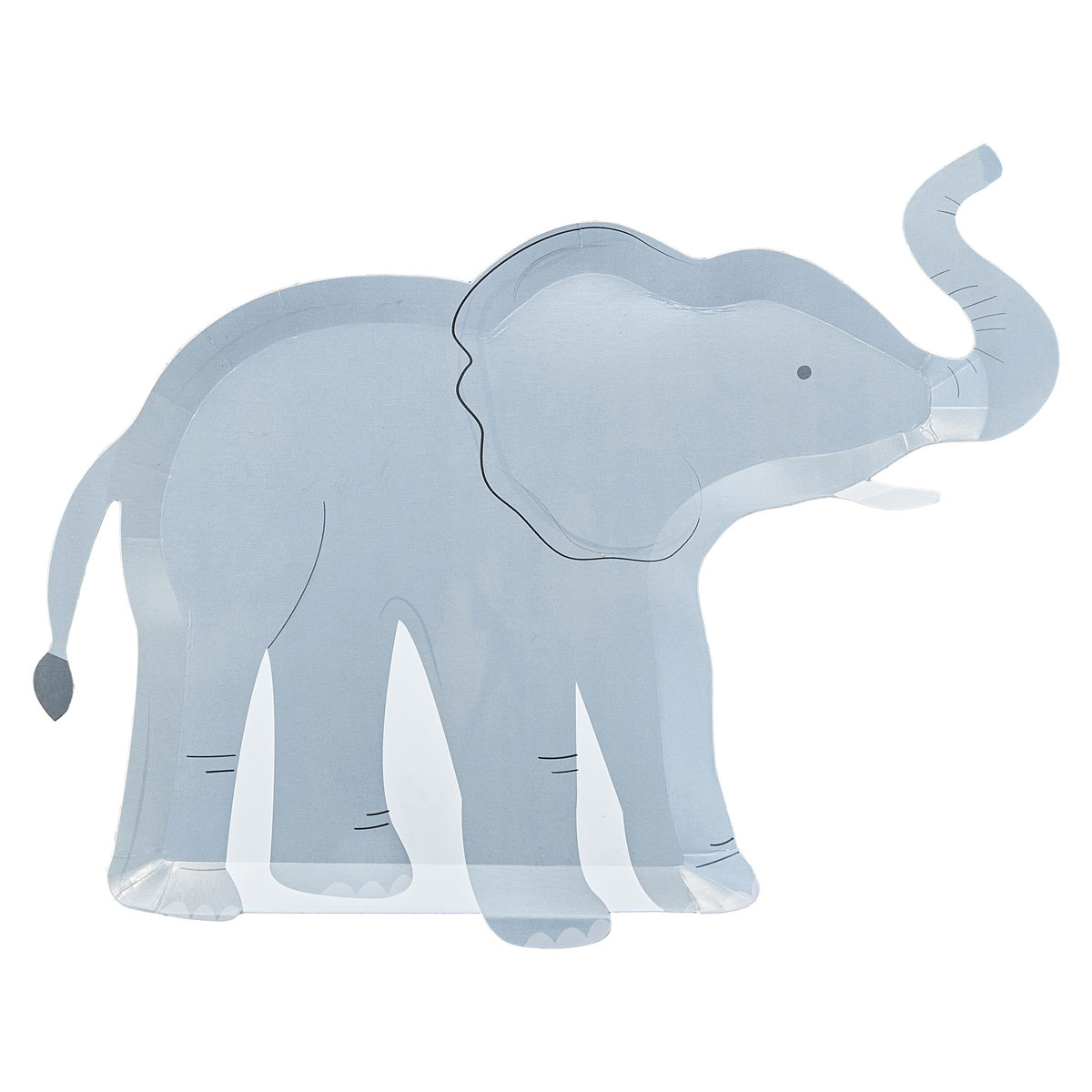 Ginger Ray Let´s go wild Pappteller - Elefant